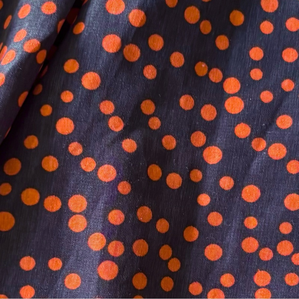Forever 21 Red and Blue Dotted Blouse Large - Picture 4 of 6